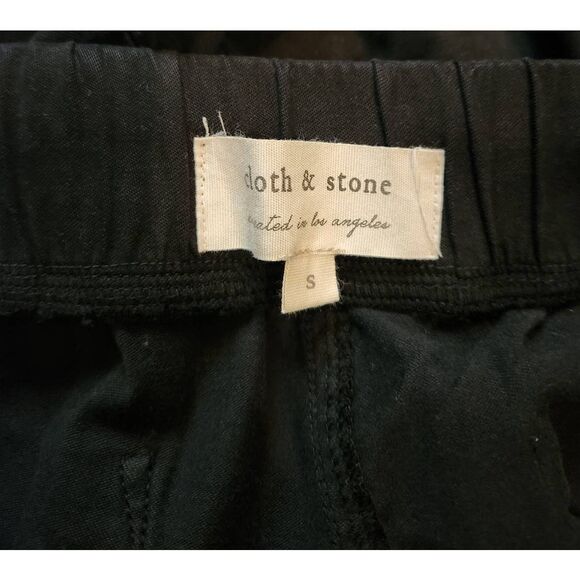 Anthropologie Cloth & Stone Black Joggers Size Small - Picture 5 of 6